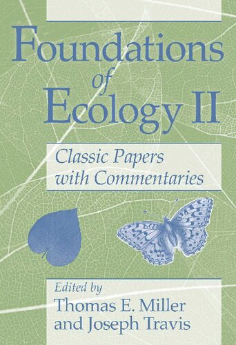 Foundations Of Ecology Ii Thomas E Miller Joseph Travis
