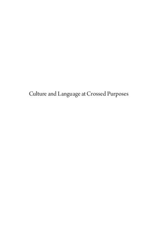 Culture And Language At Crossed Purposes The Unsettled Records Of American Settlement Jerome Mcgann