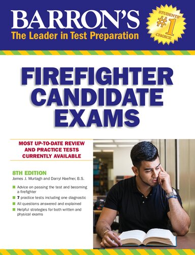 Firefighter Candidate Exams Barrons Test Prep 8th Edition James J Murtagh
