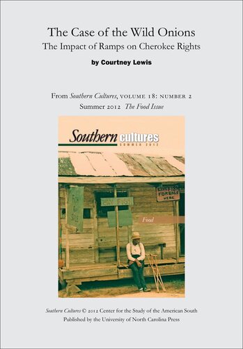 The Case Of The Wild Onions The Impact Of Ramps On Cherokee Rights Courtney Lewis