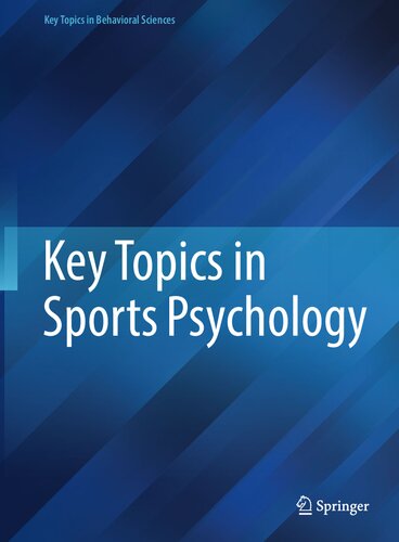 Key Topics In Sports Psychology Springer Behavioral Health Sciences