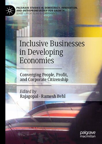 Inclusive Businesses In Developing Economies Converging People Profit And Corporate Citizenship Rajagopal