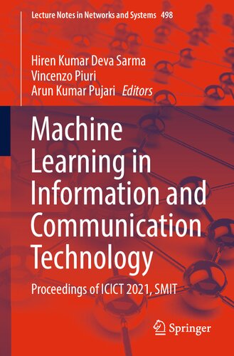 Machine Learning In Information And Communication Technology Proceedings Of Icict 2021 Smit Hiren Kumar Deva Sarma
