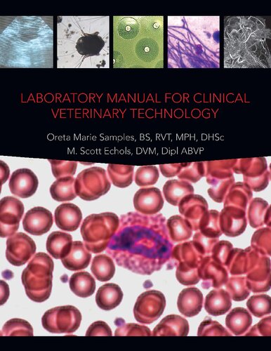 Laboratory Manual For Clinical Veterinary Technology M Scott Echols