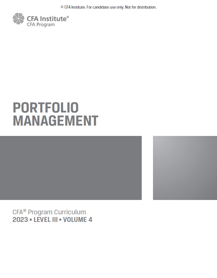 2023 Cfa Program Curriculum Level Iii Volumes 4 Alternative Investment Portfolio Management And Private Wealth Management 1st Edition Cfa Institute