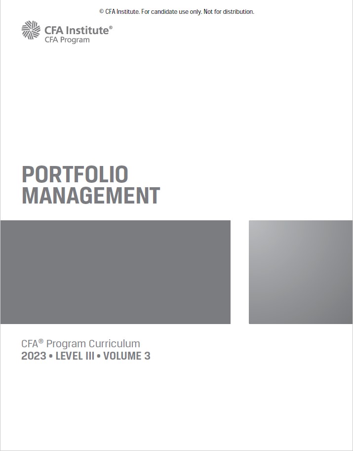2023 Cfa Program Curriculum Level Iii Volumes 3 Fixed Income And Equity Portfolio Management 1st Edition Cfa Institute