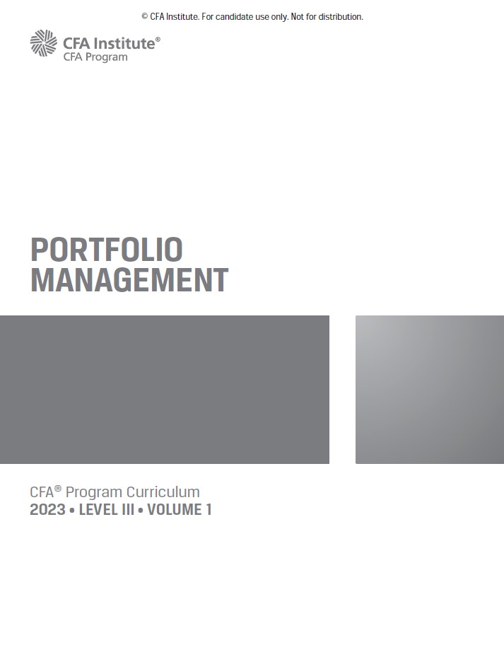 2023 Cfa Program Curriculum Level Iii Volumes 1 Behavioral Finance Capital Market Expectations And Asset Allocation 1st Edition Cfa Institute