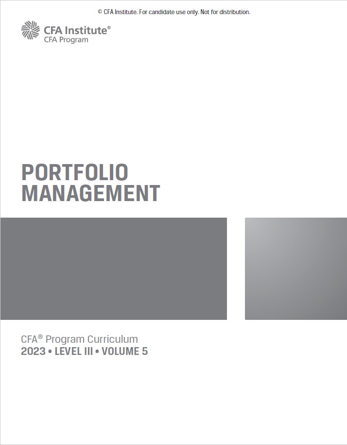 2023 Cfa Program Curriculum Level Iii Volumes 5 Institutional Investors Other Topics In Portfolio Management And Cases 1st Edition Cfa Institute