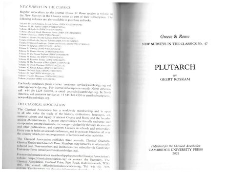Plutarch Geert Roskam