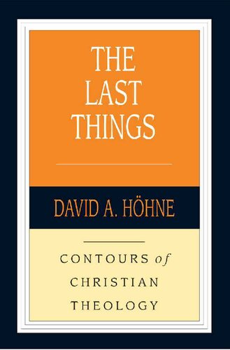 The Last Things David Hhne
