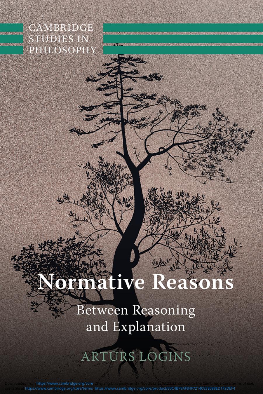 Normative Reasons Artrs Logins