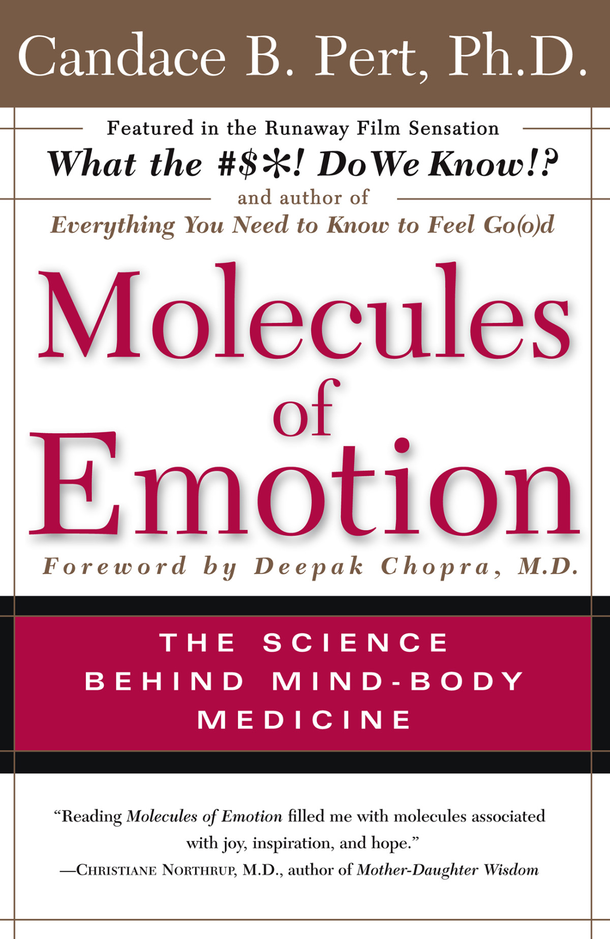 Molecules Of Emotion Candace B Pert