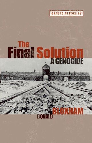 The Final Solution A Genocide Donald Bloxham