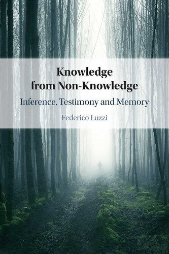 Knowledge From Nonknowledge Federico Luzzi