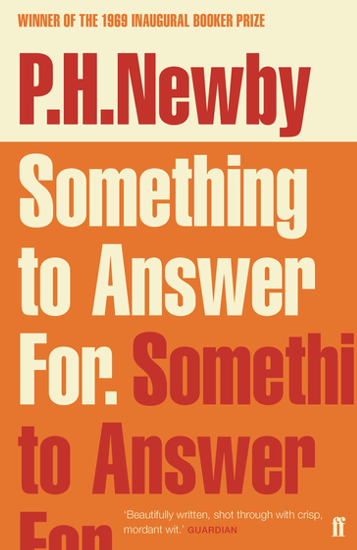 Something To Answer For P H Newby