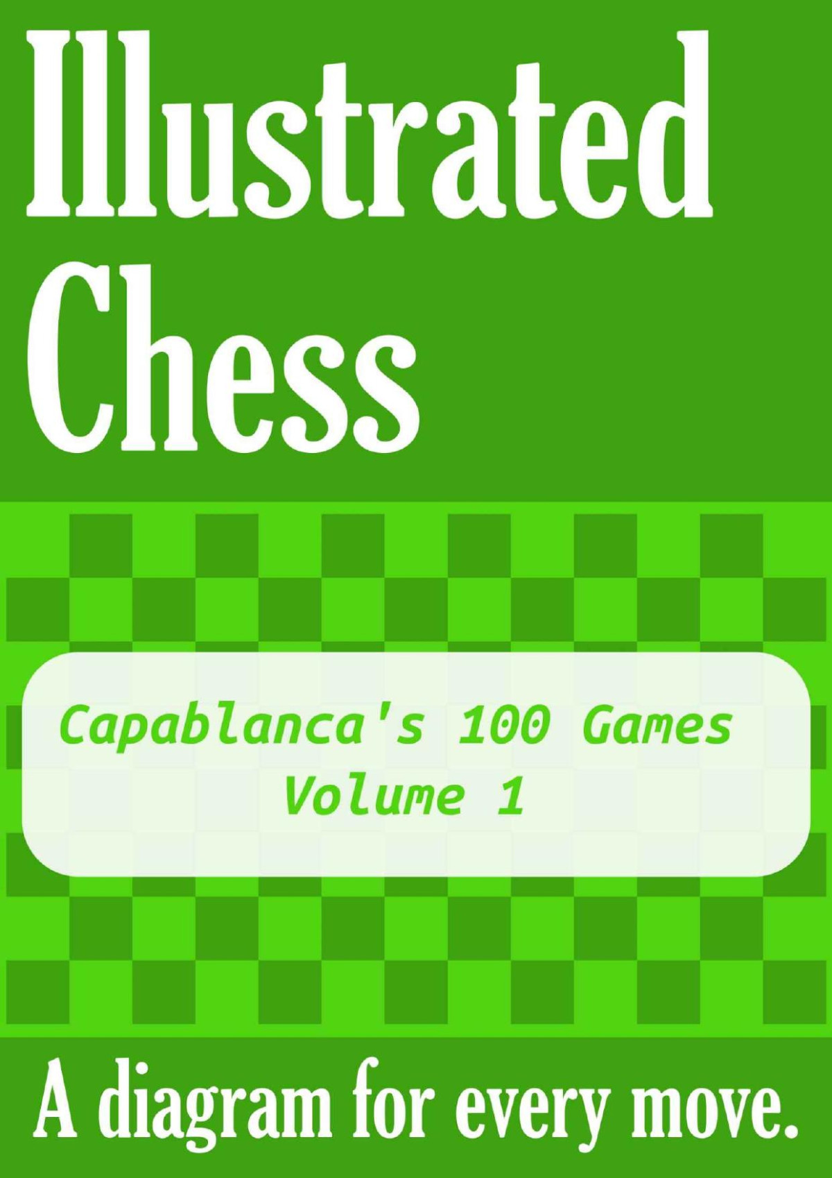 Capablancas 100 Games Volume 1 Illustrated Chess A Diagram For Every Move Gibson