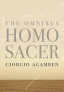 The Omnibus Homo Sacer Giorgio Agamben