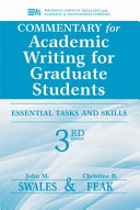 Commentary For Academic Writing For Graduate Students John M Swales