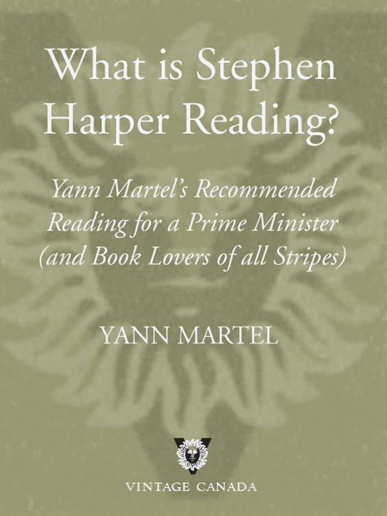 What Is Stephen Harper Reading Yann Martel
