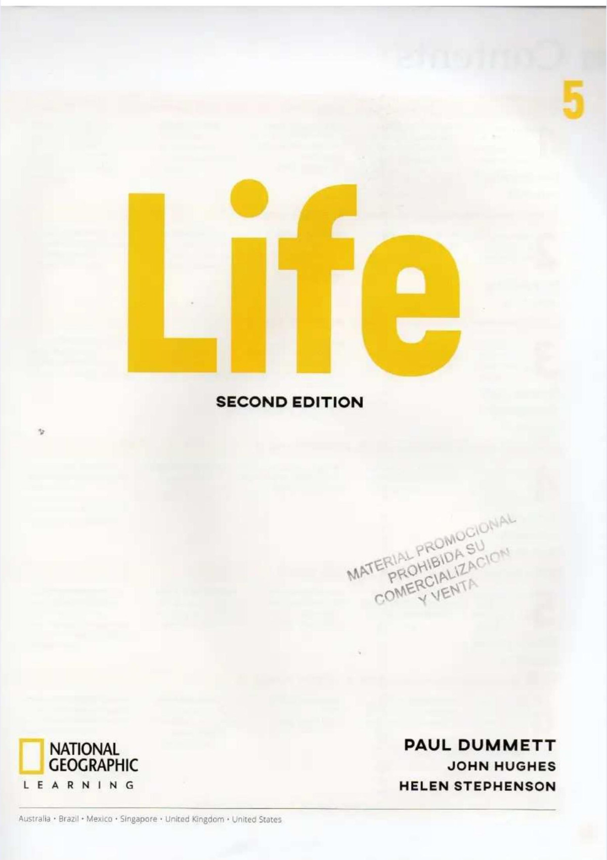 Life 5 Students Book Second Edition 2nd Edition John Hughes