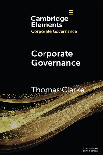 Corporate Governance A Survey Thomas Clarke