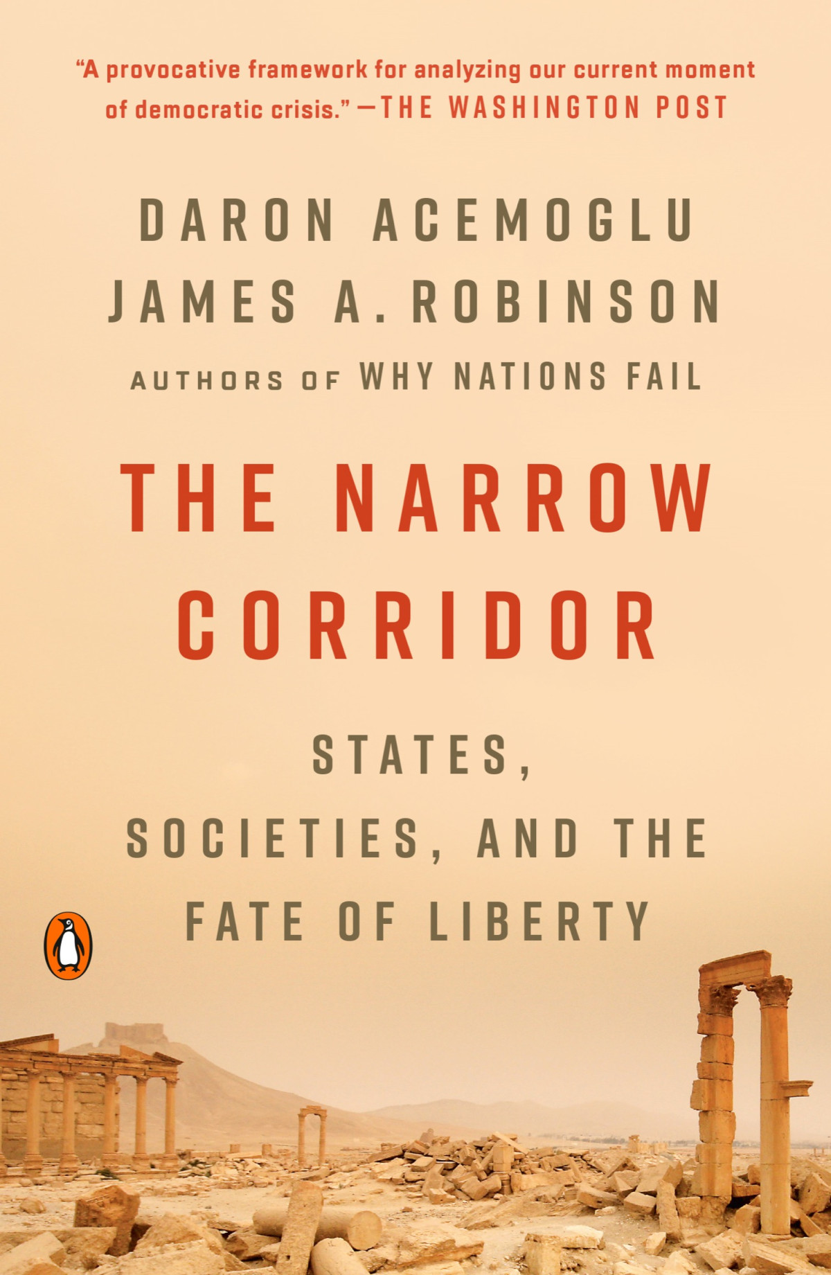 The Narrow Corridor Daron Acemoglu James A Robinson