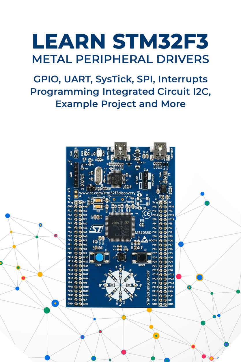 Learn Stm32f3 Metal Peripheral Drivers Gpio Uart Systick Spi Interrupts Programming Integrated Circuit I2cexample Project And More 1st Aharensan