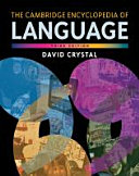 The Cambridge Encyclopedia Of Language 3rd Edition David Crystal