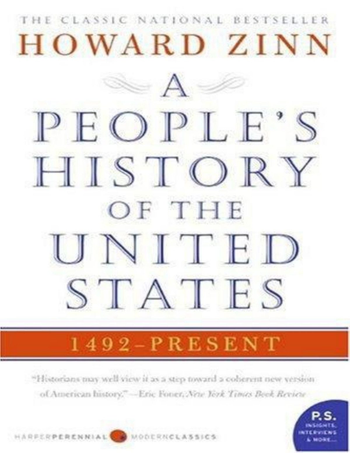 A Peoples History Of The United States 1492present Howard Zinn