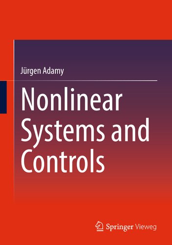 Nonlinear Systems And Controls Jrgen Adamy