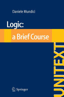 Logic A Brief Course Daniele Mundici