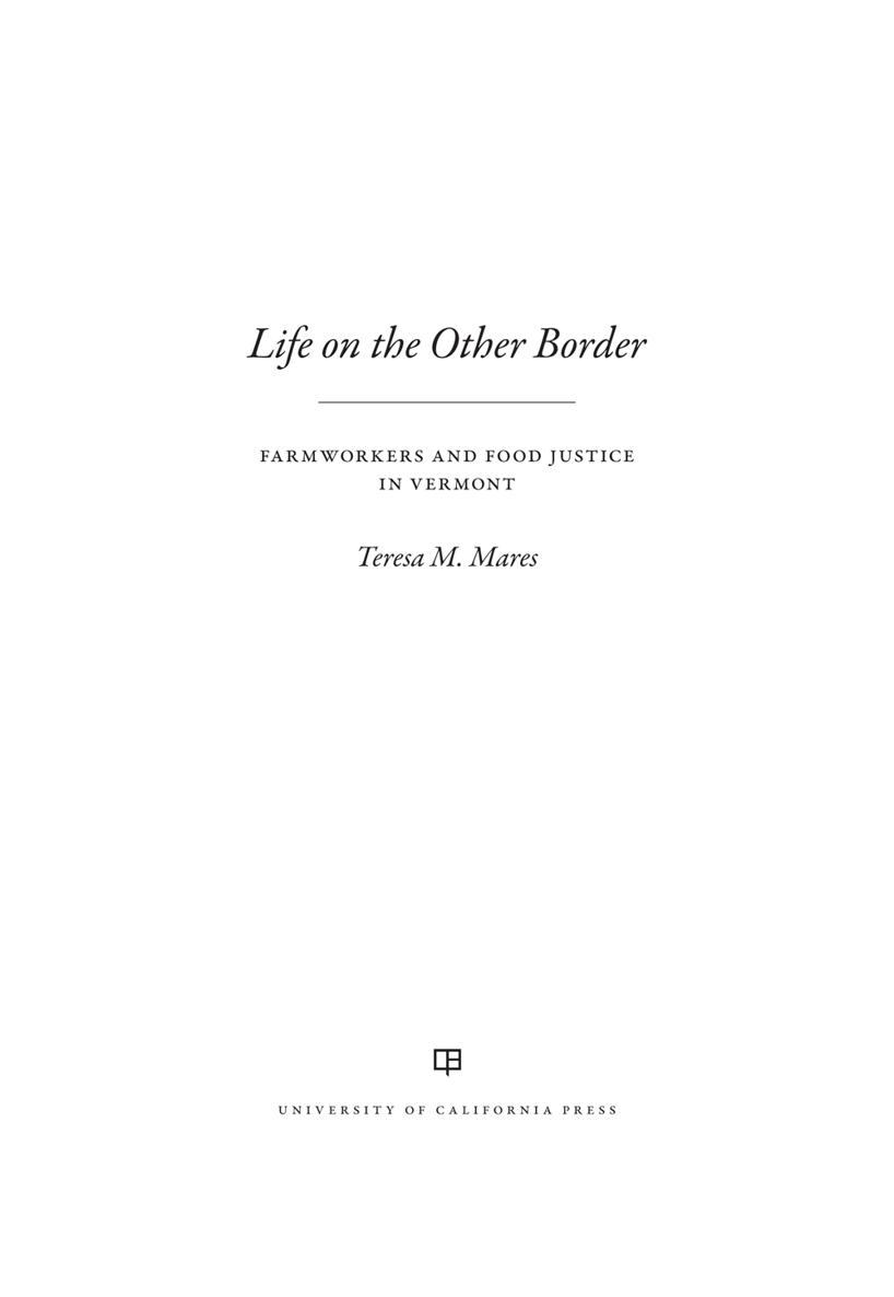 Life On The Other Border Teresa M Mares