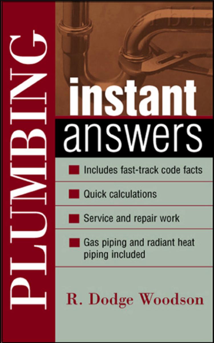 Plumbing Instant Answers R Dodge Woodson