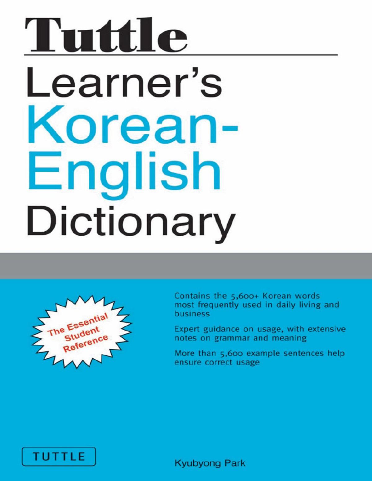 Tuttle Learners Korean English Dictionary Kyubyong Park