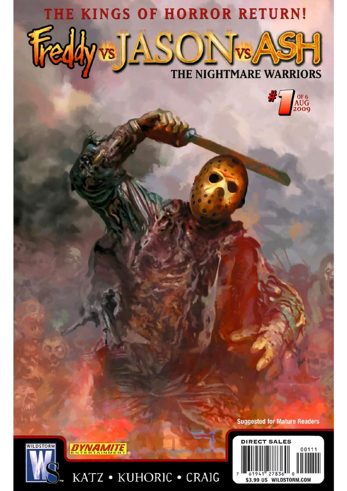 Freddy Vs Jason Vs Ash The Nightmare Warriors 1 Jeff Katz James Kuhoric