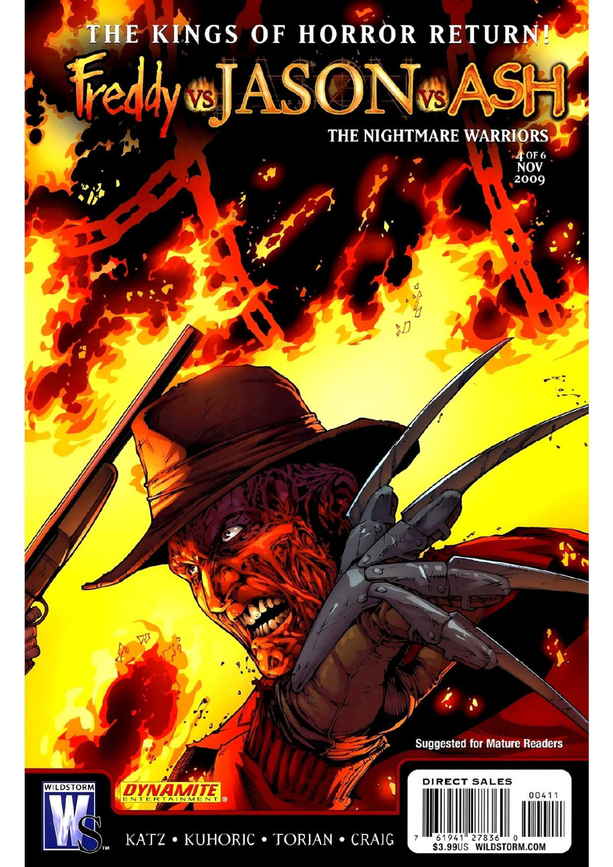 Freddy Vs Jason Vs Ash The Nightmare Warriors 4 Jeff Katz James Kuhoric