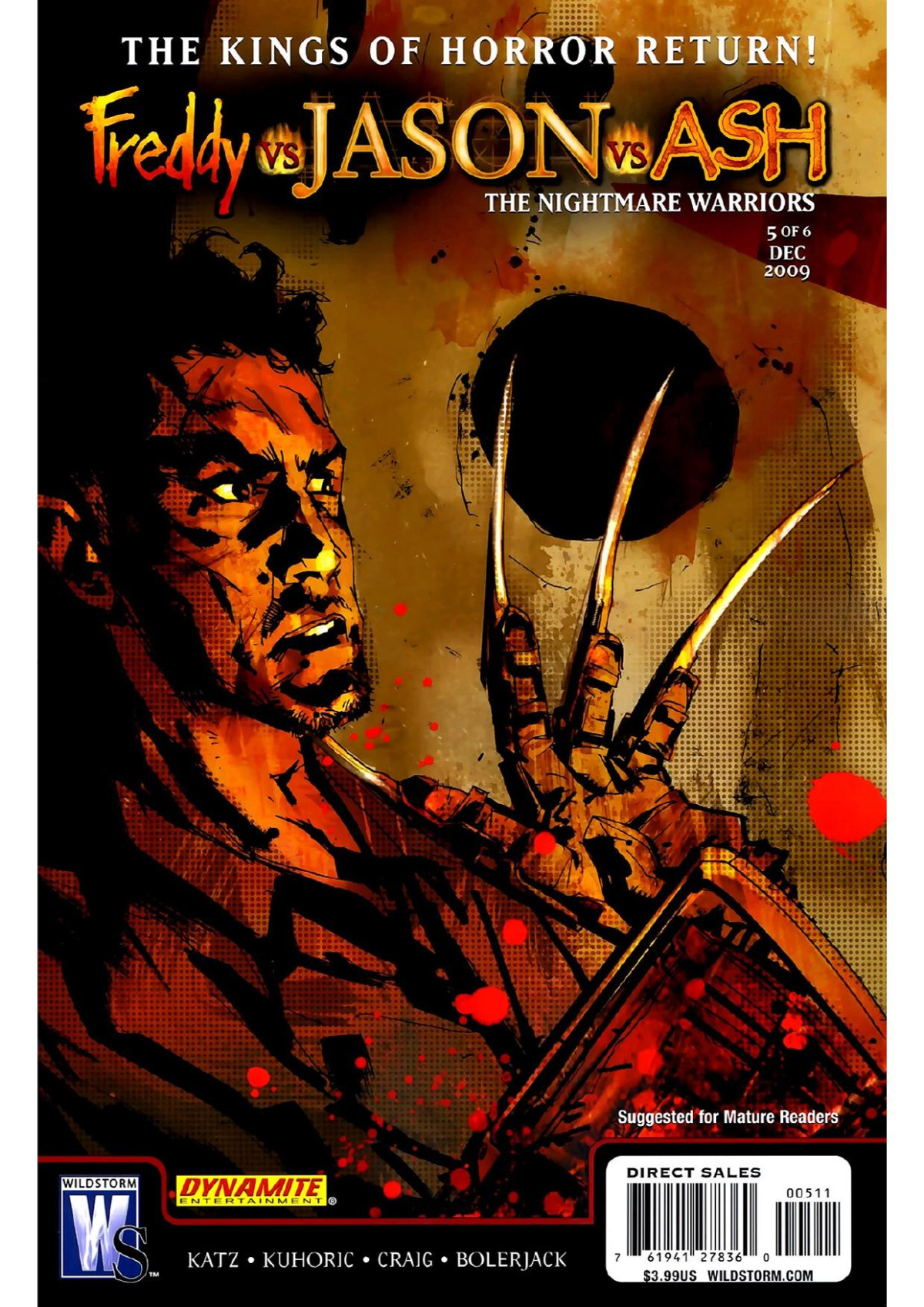 Freddy Vs Jason Vs Ash The Nightmare Warriors 5 Jeff Katz James Kuhoric