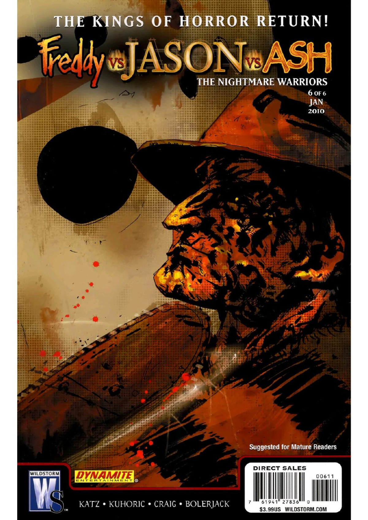 Freddy Vs Jason Vs Ash The Nightmare Warriors 6 Jeff Katz James Kuhoric