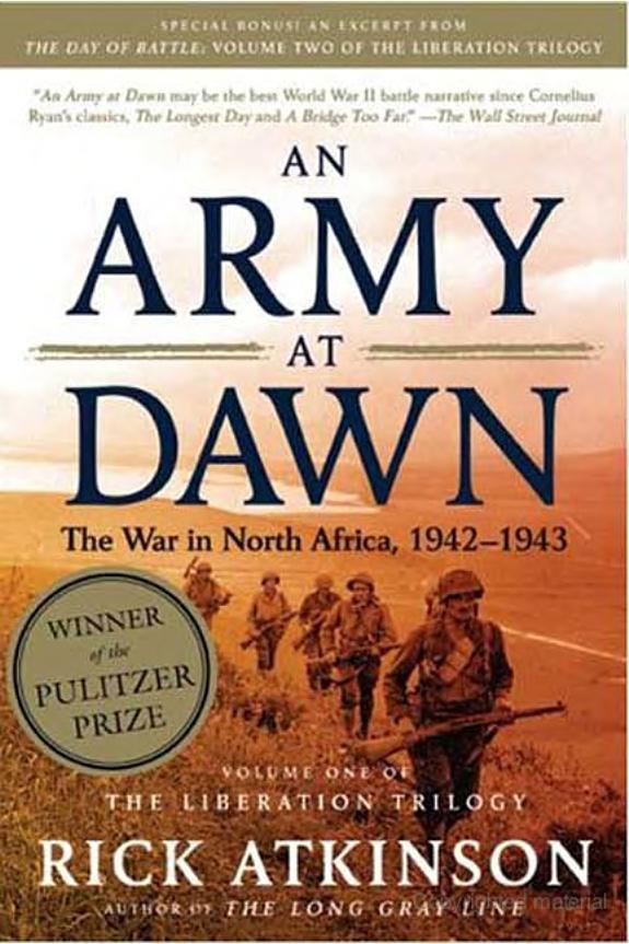 An Army At Dawn Rick Atkinson