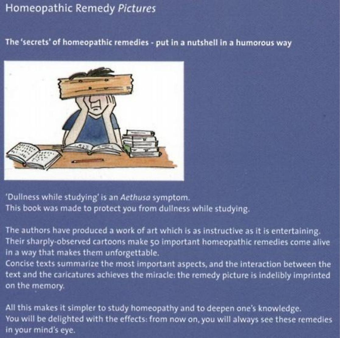 Homeopathic Remedy Pictures Alexander Gothe Julia Drinnenberg