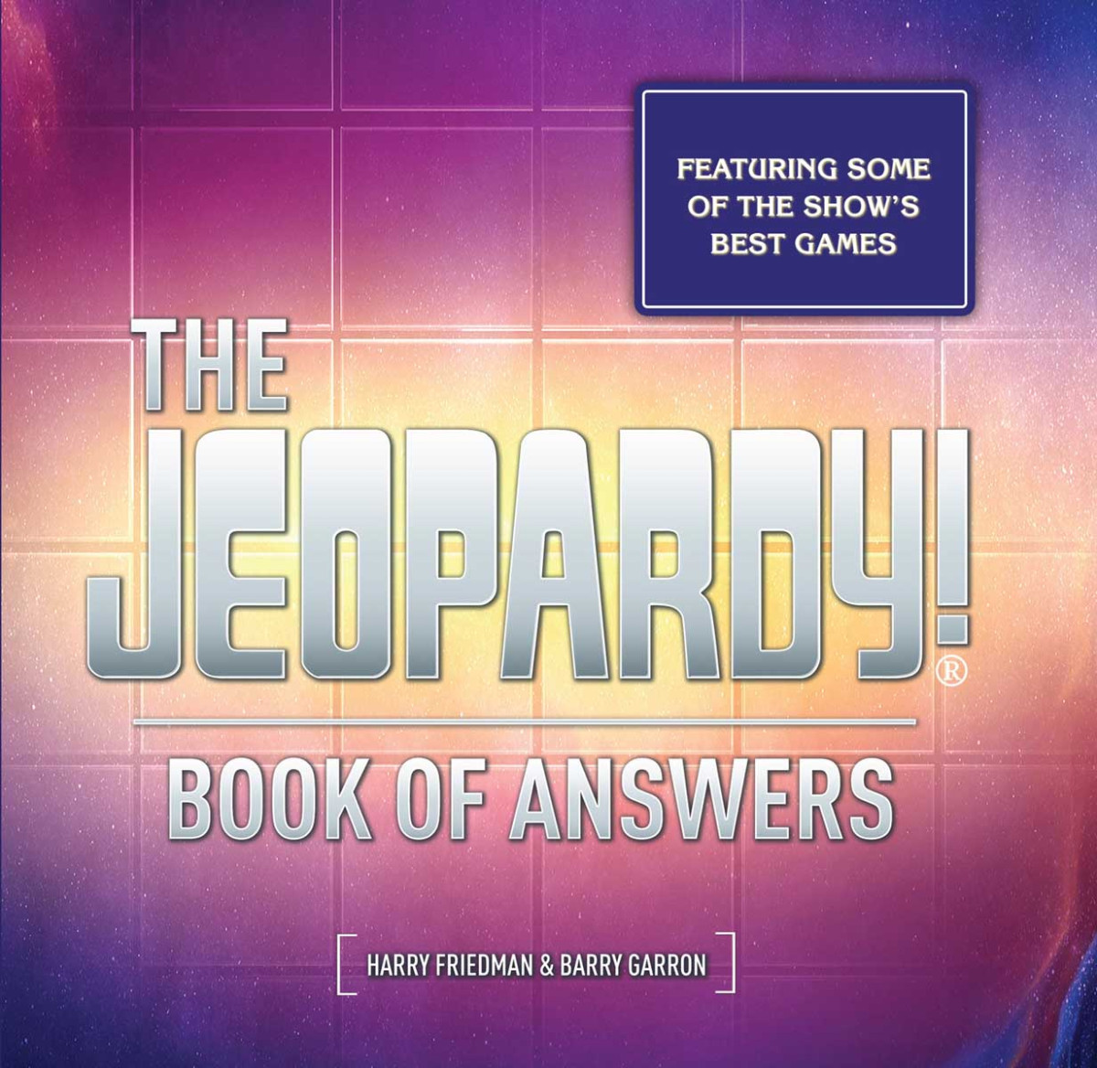 The Jeopardy Book Of Answers Harry Friedman Barry Garron