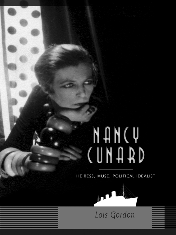 Nancy Cunard Lois Gordon