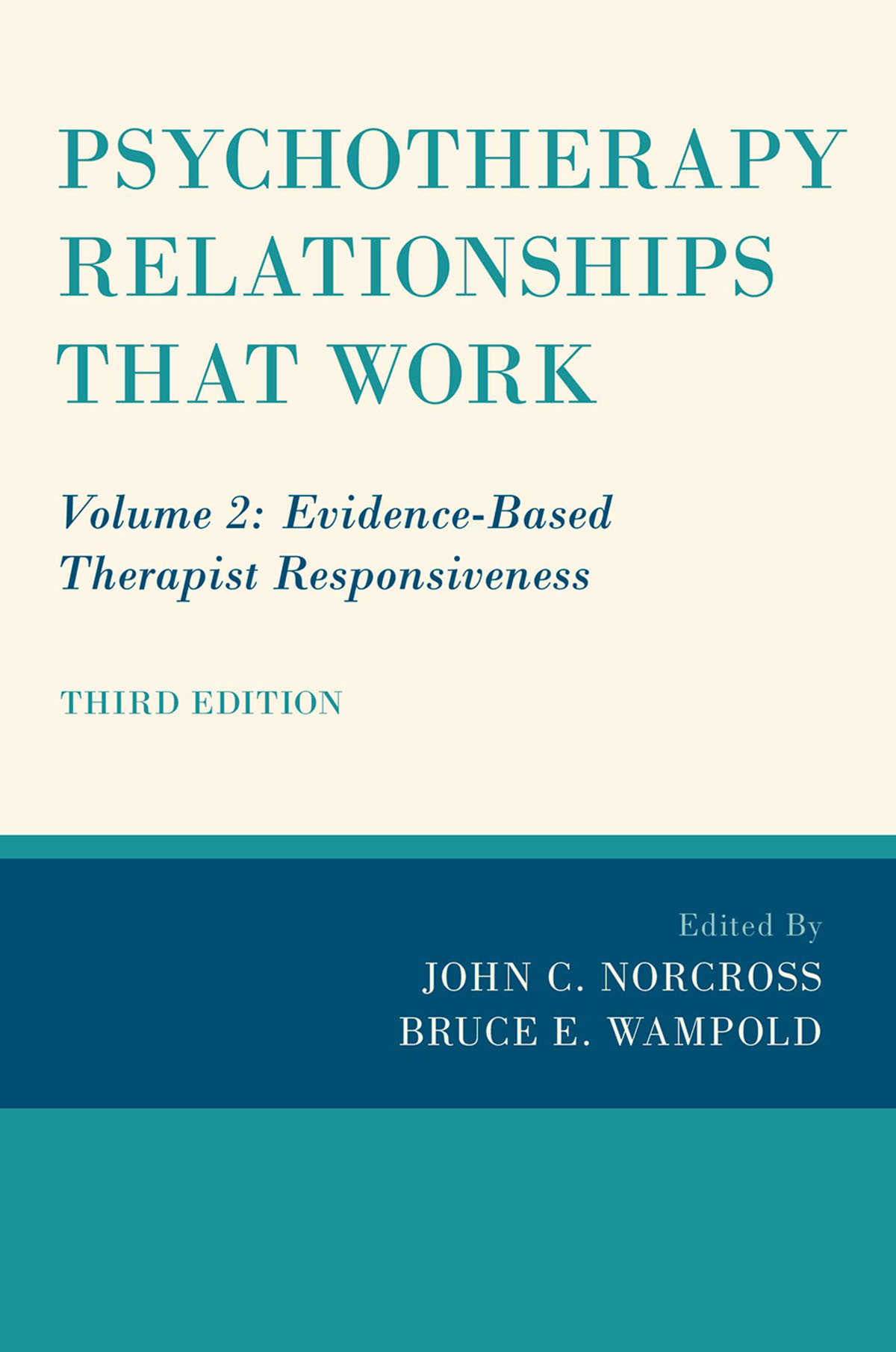 Psychotherapy Relationships That Work John C Norcross