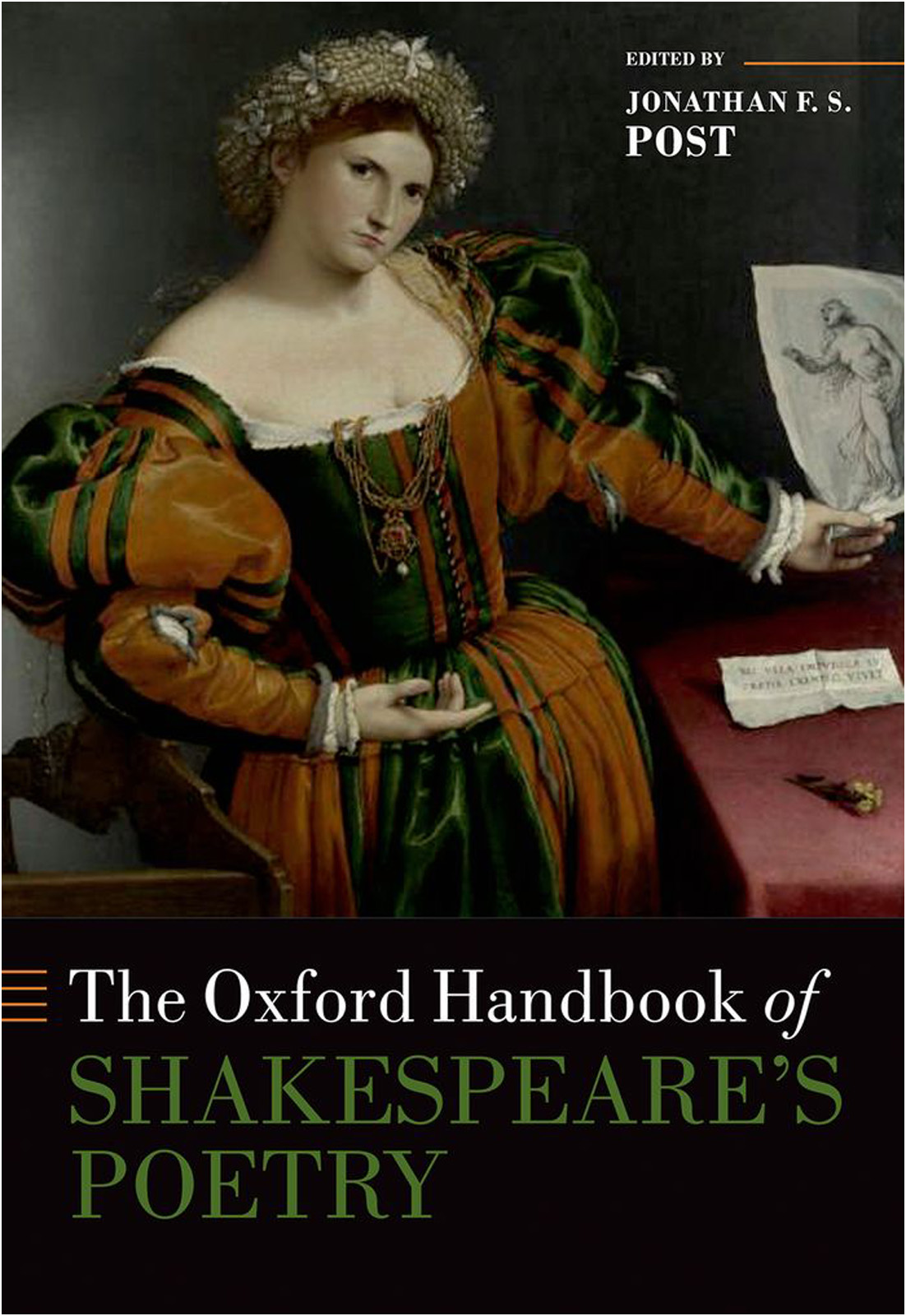 The Oxford Handbook Of Shakespeares Poetry Jonathan Post Ed