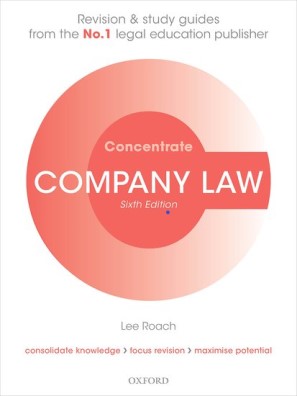 Company Law Concentrate 6th Edition Lee Roach