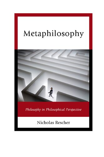 Metaphilosophy Philosophy In Philosophical Perspective Nicholas Rescher