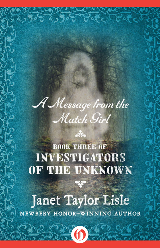 Message From The Match Girl Investigators Of The Unknown 3 Janet Taylor Lisle