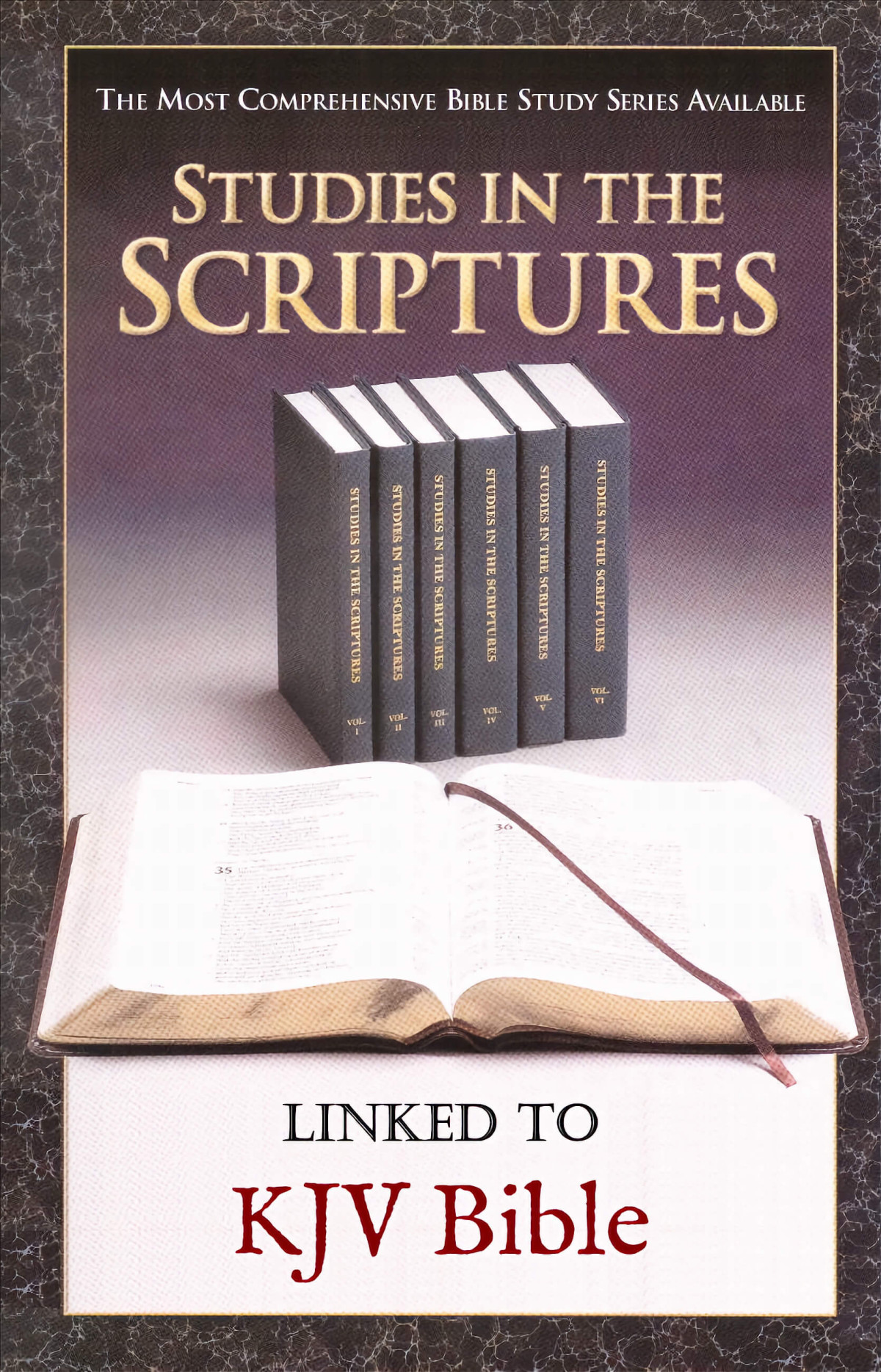 Studies In The Scriptures With Kjv Bible 6 Volumes Jehovahs Witnesses Charles Taze Russell