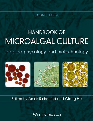 Handbook Of Microalgal Culture Amos Richmond Qiang Hu