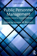 Public Personnel Management 6th Norma Riccucci